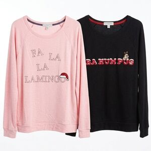NWT Pink and Black Graphic Sweatshirt Bundle of 4